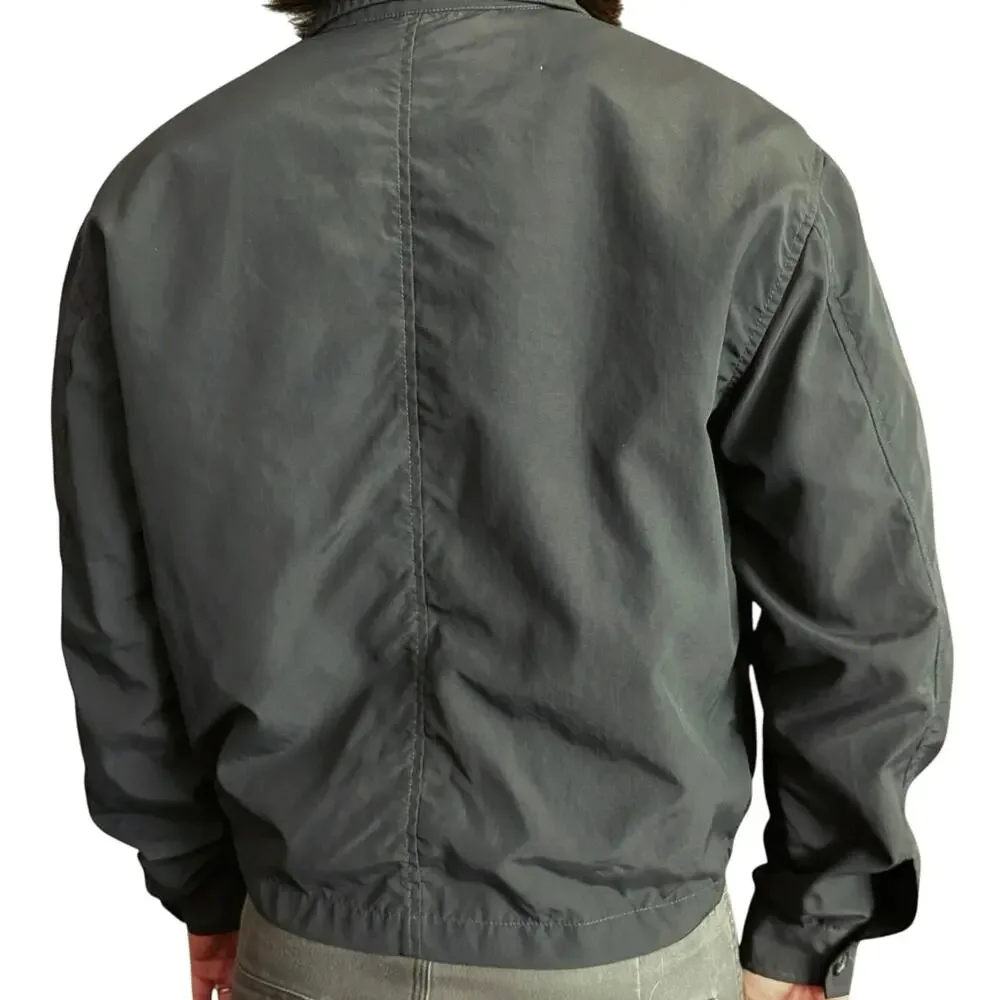 Valentino vtg bomber windbreaker jacket full zip men’s size 48 US medium M - Picture 3 of 16